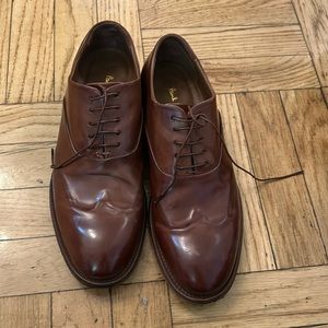 Paul Smith tan leather oxfords